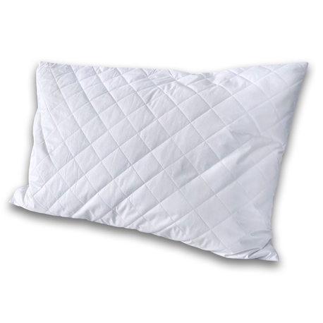 quilted cotton pillow protector