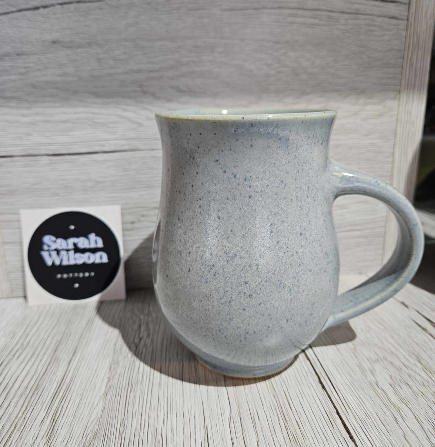 blue speck glaze ladysmith mug pottery